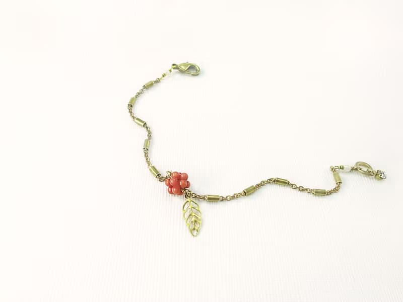 圓氐  輕旅行  女人心手鍊   R紅