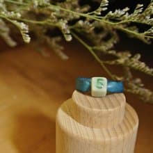 【 T - C 】戒指 皮革 牛皮 日本白瓷 瓷器  限量 自然釉色 無限看不膩色調 攝氏1350高溫燒製