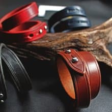VULCAN Bracelet  英國Clayton皇家馬鞍革 雙圈手環  可加購壓印