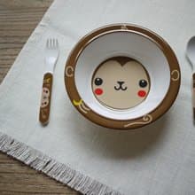 mixmania 猴子一起買香蕉免運費組合(內含碗、湯匙、叉子)