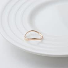 幸福曲線 | 玫瑰金戒指 細圈戒 簡約 尾戒 情人節禮物