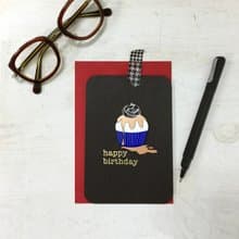 生日  Happy birthday 紀念 立體蛋糕 祝福萬用卡片 明信片