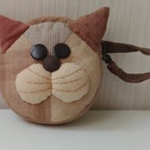 喵喵隨手包*文子手作*日本先染布