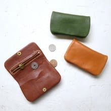 日本手工多功能零錢包名片夾皮夾  Made in Japan by TEHA'AMANA