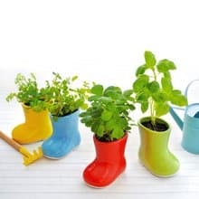 【福利品特賣】Baby Boots 陶瓷造型植栽盆器 / 小雨鞋 (四款)