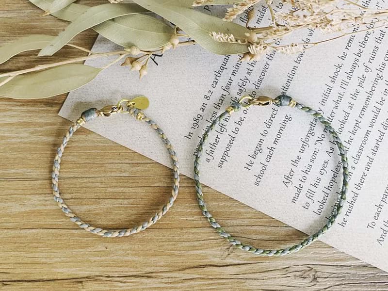 | ROBBIN | 訂製 x 黃銅 x 蠟線 x  手鍊 x 手環 x 好做作