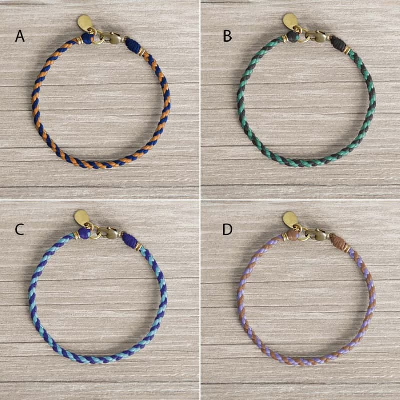 | ROBBIN | 訂製 x 黃銅 x 蠟線 x  手鍊 x 手環 x 好做作