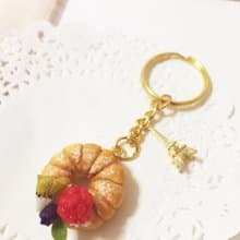 ~~mini 聖誕新品上市～～酸甜莓果甜甜圈吊飾（可改磁鐵） ((滿600隨機送神秘小禮物))