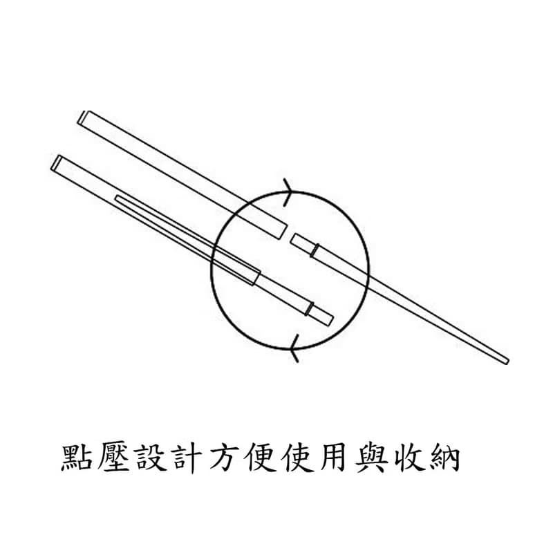 口袋裏 我的專屬 環保筷 | 巧克力隨行筷 霧白刷款