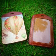 手作好禮 真皮卡套 票卡夾 證件套 識別證 (送掛繩) 聖誕交换禮物