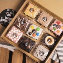 黑熊先生巧克力布朗尼 9入
