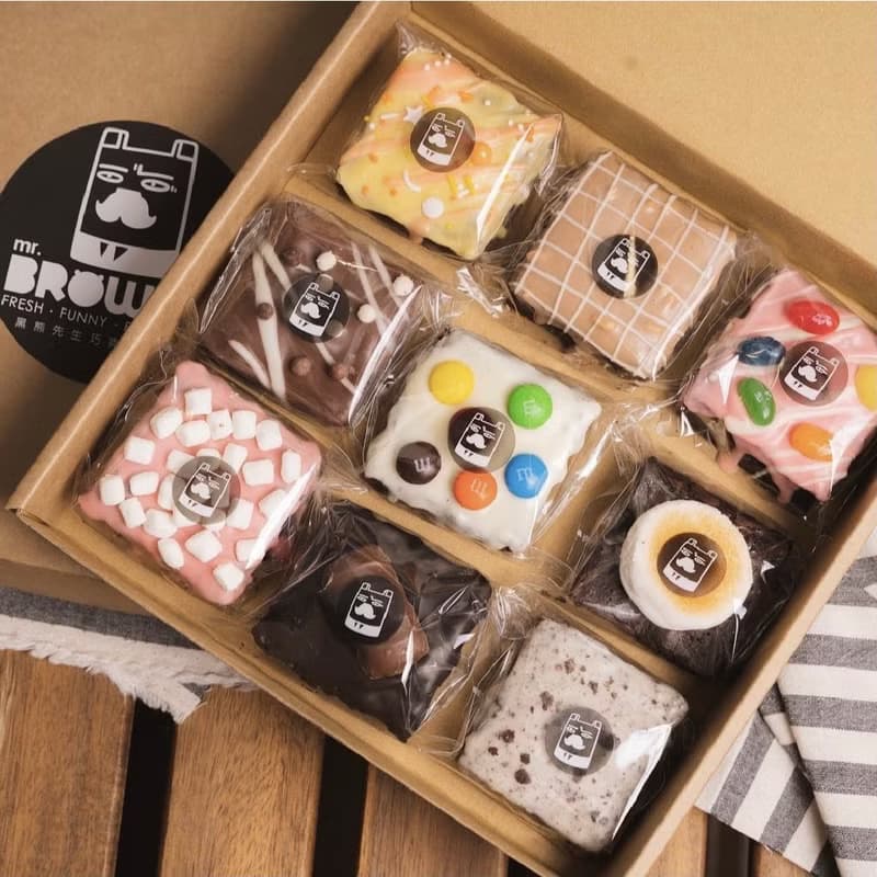 黑熊先生巧克力布朗尼 9入