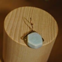 【 T - C 】耳環 日本白瓷 瓷器  限量 自然釉色 無限看不膩色調 攝氏1350高溫燒製