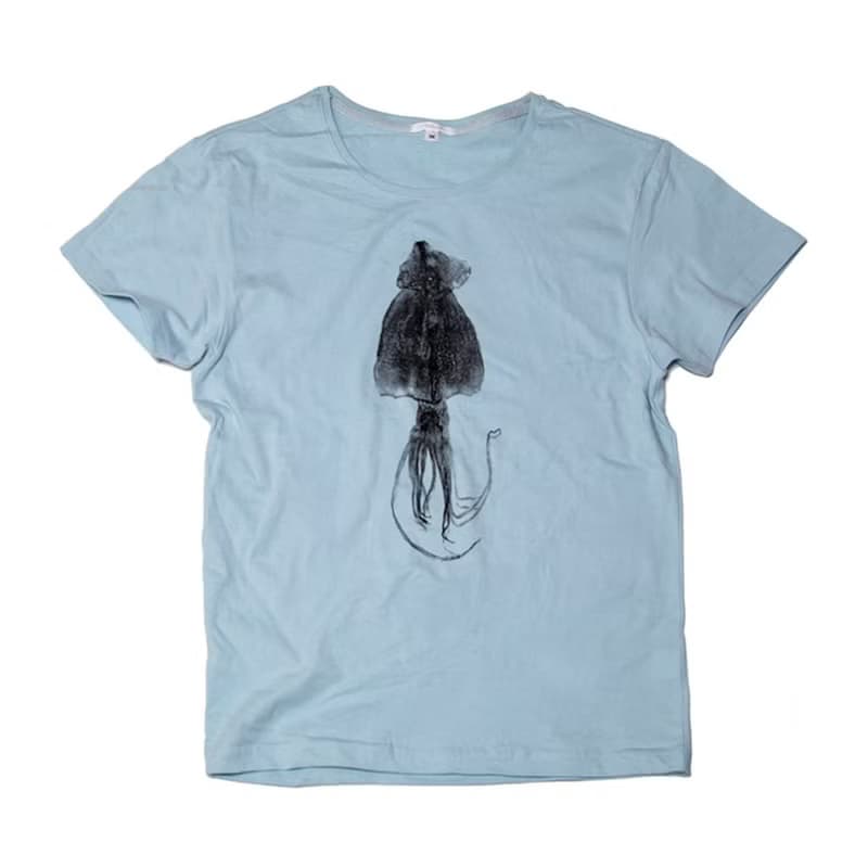 するめ好きへのプレゼントに。　するめ　おもしろTシャツ　ユニセックスXS〜XLサイズ　Tcollector