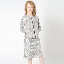 北歐童裝瑞典有機棉五分短褲2歲至12歲 黑白