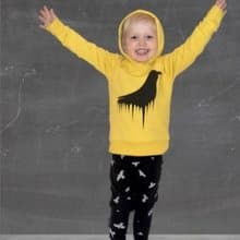 2014 秋冬 mói 大渡鴨休閒連帽上衣(黃/灰)/Bird Hoody