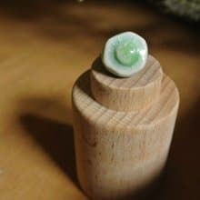 【 T - C 】耳環 日本白瓷 瓷器  限量 自然釉色 無限看不膩色調 攝氏1350高溫燒製