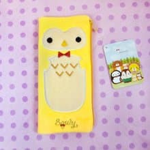 貓頭鷹 Owky 短毛絨筆袋 (E016SQB)