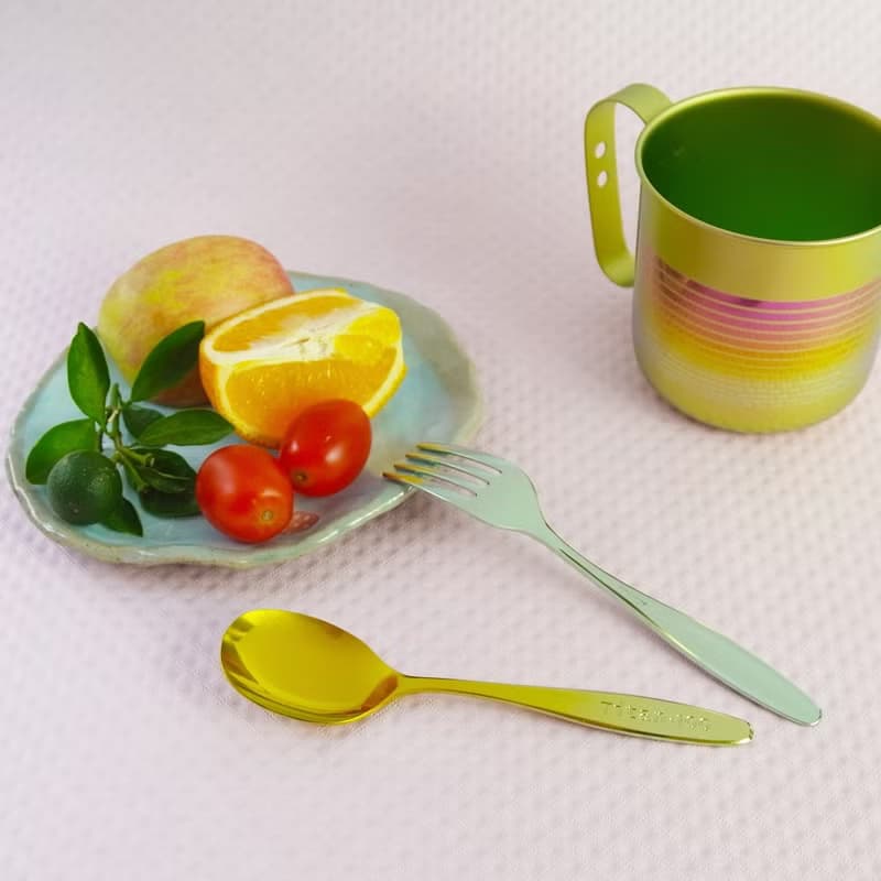 【日本製 Horie】鈦愛寶貝系列-純鈦抗菌ECO環保幼兒叉(鈦銀)