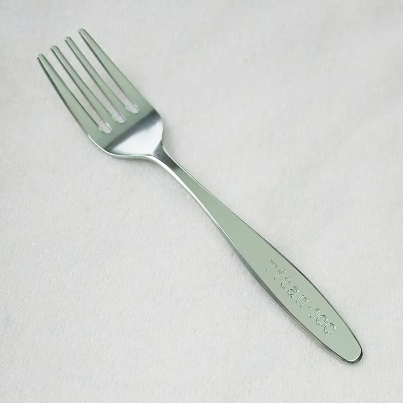 【日本製 Horie】鈦愛寶貝系列-純鈦抗菌ECO環保幼兒叉(鈦銀)