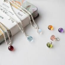 Journal 麥穗手鏈 / 托帕石、月光石、石榴石、純銀 手鍊手環