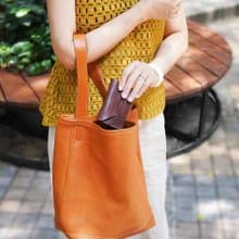 日本手工皮革簡約柔軟單肩背包 Made in Japan by TEHA'AMANA