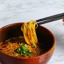 薑黃手工麵線-400gx2包(贈牛皮禮盒)