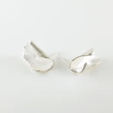純銀耳環,浪花系列Spoondrift collection SPE001 輕耳飾 台灣設計師手工製