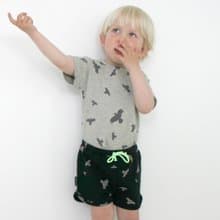 Moi Kids 冰島有機棉童裝12M至18M灰色渡鴨
