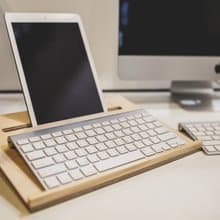 多功能木作筆記型電腦架   福利品出清