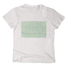 方眼紙おもしろTシャツ　ユニセックスXS〜XLサイズ　Tcollector