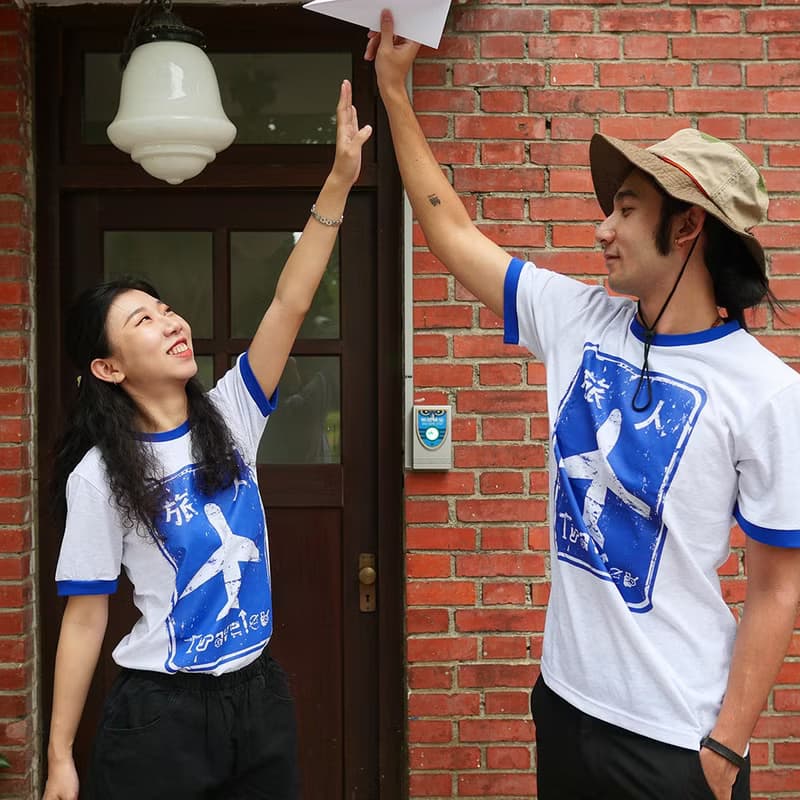 復古 T-shirt－旅人　中性　男女皆宜　男生禮物推薦