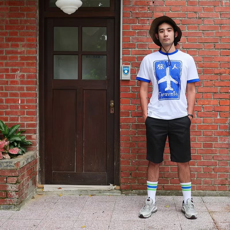 復古 T-shirt－旅人　中性　男女皆宜　男生禮物推薦