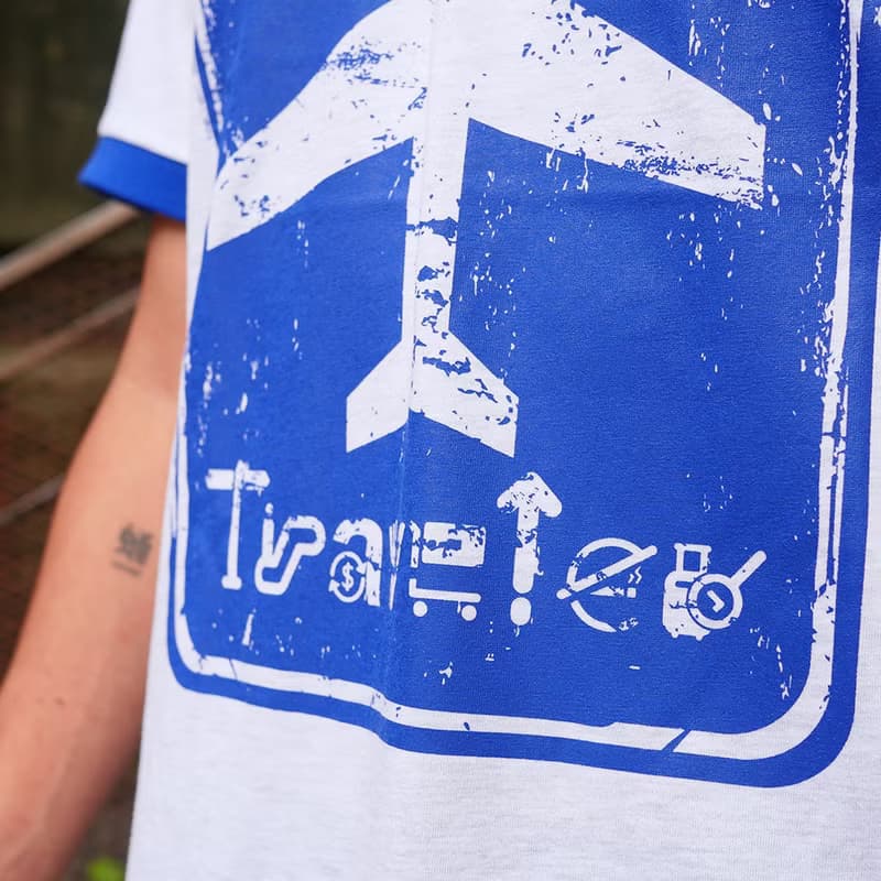 復古 T-shirt－旅人　中性　男女皆宜　男生禮物推薦