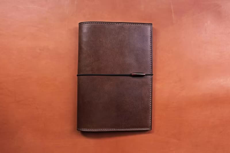 【MUJI A5 30/80頁 VULCAN Note】義大利植鞣牛革 筆記本 可壓印