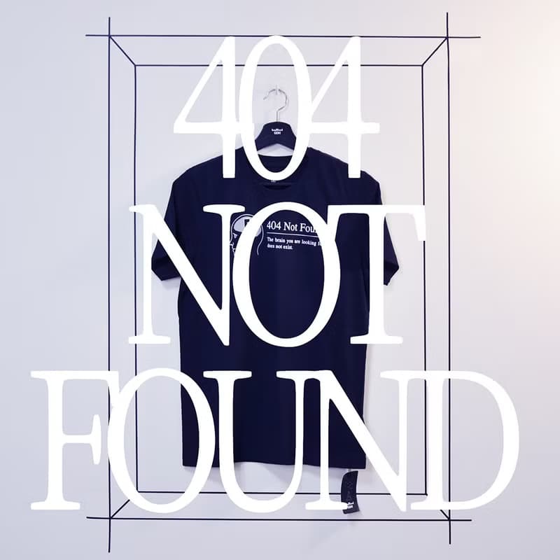 404 Not Found腦殘T恤 黑色 男生禮物 白目T恤 創意T恤 趣味 設計