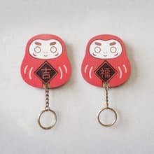 Key House 祈福達摩 生日禮物 交換禮物 情人節禮物 聖誕禮物