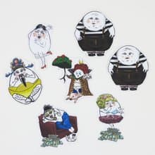 蛋定人生防水中貼紙 (7入) #8