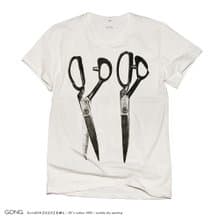はさみ　おもしろデザインTシャツ　ユニセックスXS〜XLサイズ　Tcollector