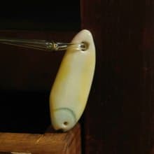 【 T - C 】項鍊 日本白瓷 瓷器  限量 自然釉色 無限看不膩色調 攝氏1350高溫燒製