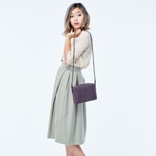 南庭系列包/小煎包(灰咖啡)。肩背包。斜背包