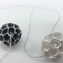 種子系列Seed collection 純銀墜(銀白款)SDP001 設計師手工製品