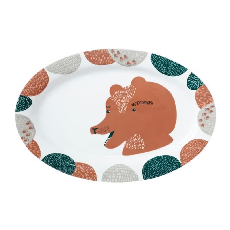 Hungry Bear 骨瓷餐盤 | Donna Wilson