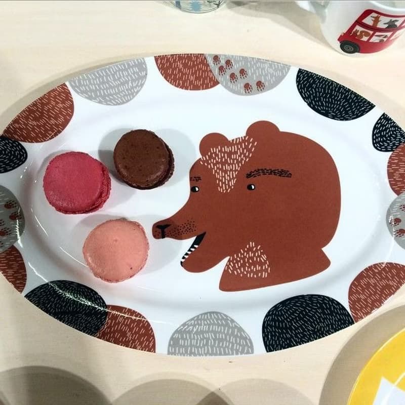 Hungry Bear 骨瓷餐盤 | Donna Wilson