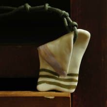 【 T - C 】項鍊 日本白瓷 瓷器  限量 自然釉色 無限看不膩色調 攝氏1350高溫燒製