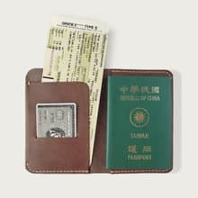 護照夾/護照套/記事手札/記事本 - 深咖啡色