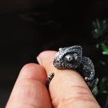 變色龍 chameleon 訂製戒指 925 純銀戒指-64DESIGN