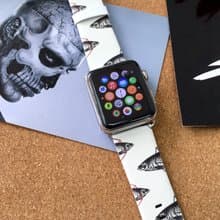 Apple / Samsung Watch 復古魚圖案錶帶適合任何型號