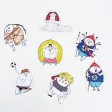 蛋定人生防水貼紙(7入) #4