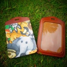 手作好禮 真皮卡套 票卡夾 證件套 識別證 (送掛繩) 聖誕交换禮物